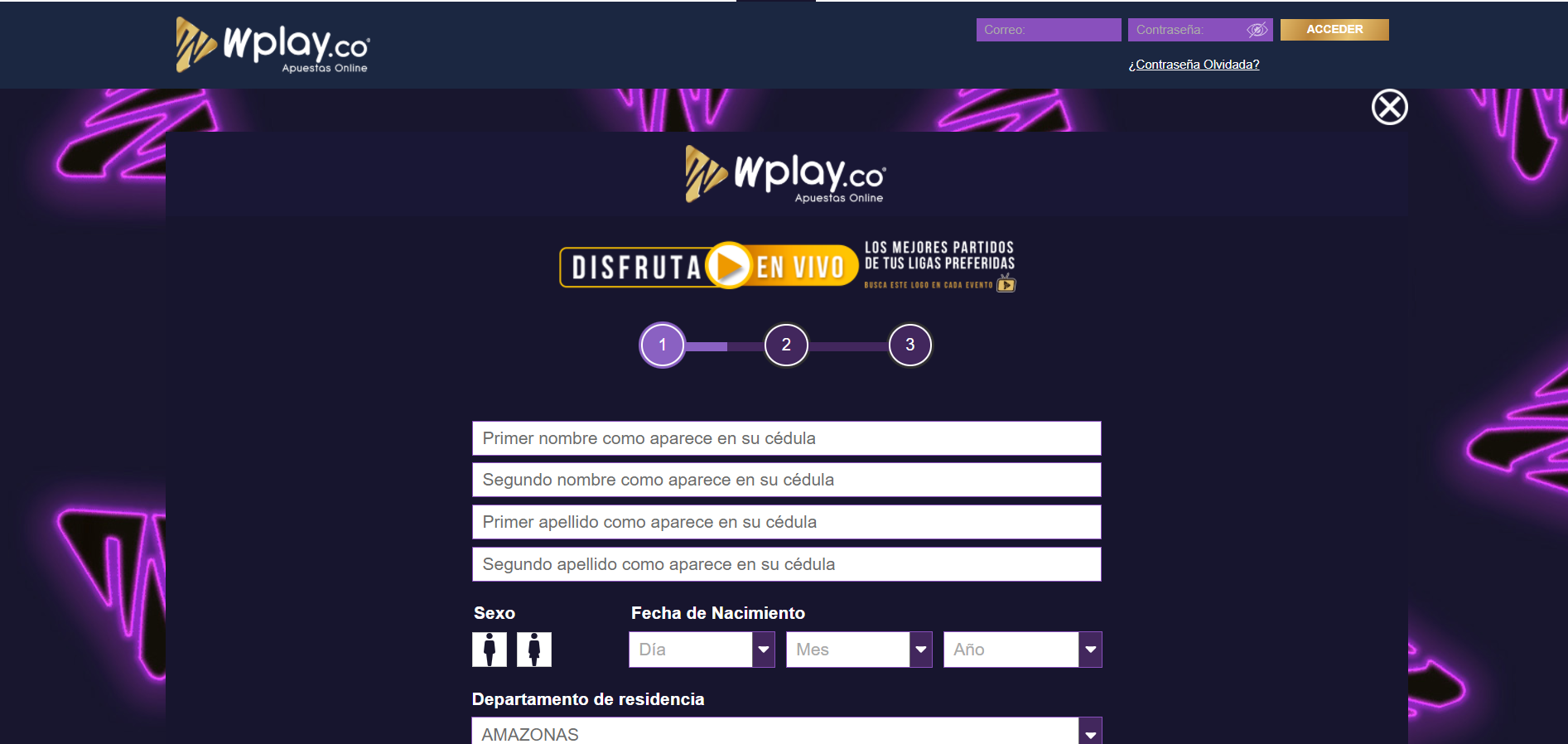 Wazobet Registration